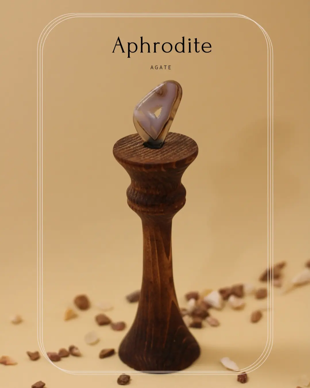 نگین عقیق سلیمانی ژئوددار