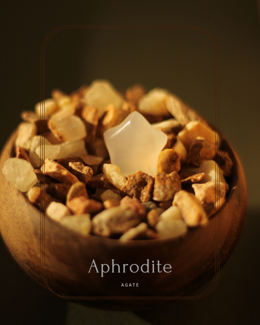 نگین سنگ عقیق سفید ستاره 🤍