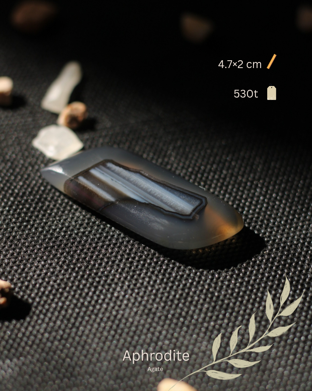 نگین عقیق سلیمانی مصور